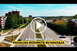 Miklusėnų gatvė pagaliau sujungta su Naująja gatve
