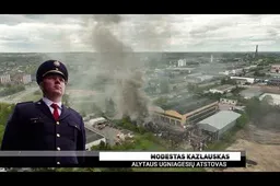 Alytuje kilo gaisras metalo laužo supirktuvėje