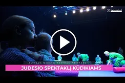 Alytaus miesto teatras pristato judesio spektaklį kūdikiams
