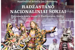 Vakaras, kuriame susipins muzika, spalvos, ritmai ir paslaptinga Indijos dvasia