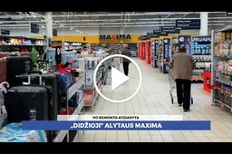 Po remonto atidaryta Alytaus Maxima