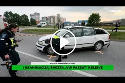 Avarija Alytuje: į reanimaciją išvežta „VW Passat" keleivė