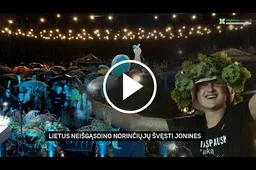 Alytaus rajone degė Joninių laužai