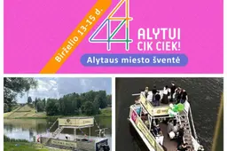 Alytiškius miesto gimtadienio metu šiais metais vėl džiugins Muzikinis keltas per Nemuną!