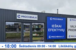 Alytuje atidaryta nauja valymo priemonių parduotuvė „PROCHEMIJA“
