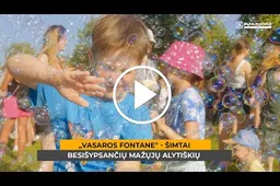 „Vasaros fontanas 2025“ vėl linksmino didelius ir mažus