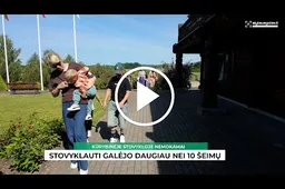 Kūrybinėje stovykloje nemokamai stovyklauti galėjo daugiau nei 10 šeimų
