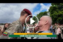 Alytuje Lietuvos Respublikai garbingai prisiekė virš 100 karių savanorių