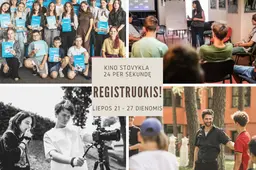 Nemokama kino stovykla „24 per sekundę“ pradeda registraciją: kviečia jaunuolius iš Alytaus praleisti vasaros atostogas kino aikštelėje