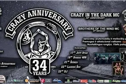 „Crazy in the Dark MC“: legenda ant dviejų ratų