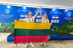 Lietuvos vardą garsinančiam alytiškiui – bronzos medalis Pasaulio veteranų plaukimo čempionate!