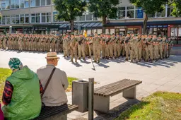 Rotušės aikštėje – privalomosios pradinės karo tarnybos karių priesaika