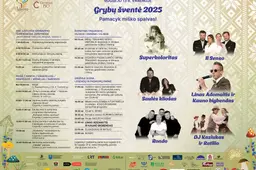 Grybų šventė 2025 kviečia į Varėną: „Pamacyk miško spalvas“!