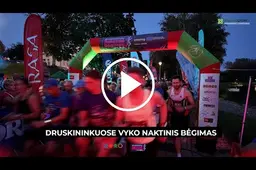 Druskininkuose vyko naktinis bėgimas