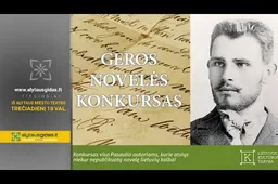 Kas tapo geriausiu Lietuvos novelistu? (Renginio videoįrašas)