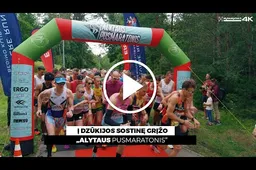 Į Dzūkijos sostinę grįžo „Alytaus pusmaratonis"