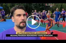 Alytaus krepšinio akademijoja sezoną pradeda rekordiniu krepšininkų skaičiumi