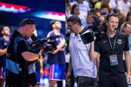 Du broliai iš Alytaus filmuoja Europos krepšinio čempionatą Rygoje