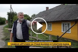 Trečius metus laukia pagalbos: ir po remonto vanduo užtvindo Alytaus rajono gyventojo namo pamatus