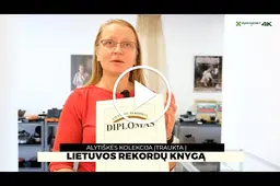 Alytiškės kolekcija įtraukta į Lietuvos rekordų knygą