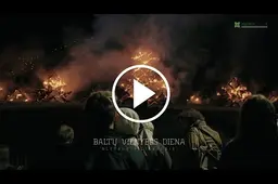 Prie Alytaus piliakalnio - Baltų vienybės diena VIDEO