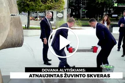 Oficialiai atidarytas Žuvinto skveras