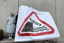 Alytuje - įspėjamasis kultūros bendruomenės protestas FOTO