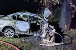 Varėnos rajone žuvo į medį atsitrenkusio ir užsidegusio automobilio vairuotojas