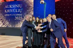 Vilniuje savivaldybėms įteikti „Auksinių krivūlių“ statulėlių apdovanojimai
