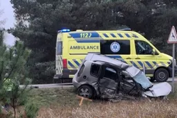 Prie Tūkstantmečio tilto susidūrus dviem automobiliams, žuvo vieno jų vairuotojas