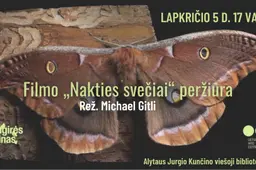 Alytaus Jurgio Kunčino viešojoje bibliotekoje filmo „Nakties svečiai“ peržiūra