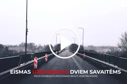 Uždarytas A. Juozapavičiaus tiltas