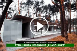 Alytaus miesto sode atidaroma atnaujinta legendinė „plaščiadkė“