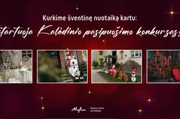 Kurkime šventinę nuotaiką kartu: startuoja Kalėdinio pasipuošimo konkursas!