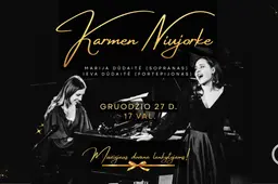 Muziejaus dovana lankytojams: Ieva ir Marija Dūdaitės su koncertine programa „Karmen Niujorke“