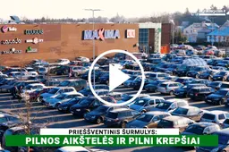 Prieššventinis šurmulys: pilnos aikštelės ir pilni krepšiai