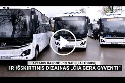 Alytaus rajone – 19 naujų autobusų ir išskirtinis dizainas „Čia gera gyventi“