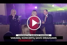 Vidzgiriečiai surengė padėkos vakarą–koncertą savo draugams
