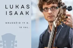 Luko Isaak klasikinės gitaros koncertas