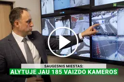 Saugesnis miestas: Alytuje veikia 185 vaizdo kameros