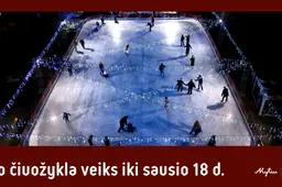 Paskutinės progos pasimėgauti ledu – „Alytaus ledas“ veiks iki sausio 18 d. 22 val.