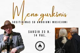 Susitikimas su menininku Andriumi Mosiejumi