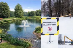 Jaunimo parke – pokyčiai: vietoje telkšančių balų atsiras nauja ramybės oazė su fontanu