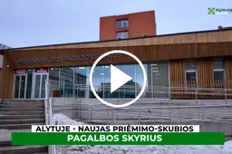 Alytaus ligoninėje duris atvėrė moderniai renovuotas Priėmimo – skubiosios pagalbos skyrius
