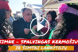 Simne įvyko tradicinis kermošius