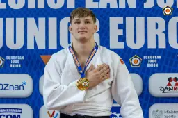 Tajus Babaičenko Europos jaunimo dziudo taurėje suspindo auksu