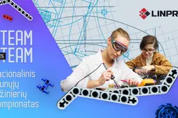 Moksleivių komandos kviečiamos dalyvauti jaunųjų inžinierių čempionate STEAM TEAM 2026