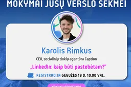 Nemokami mokymai Alytaus verslui: „LinkedIn: kaip būti pastebėtam?“