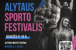 Alytaus miesto teatre – dvi dienos nemokamo sporto ir kultūrizmo renginių: nuo varžybų iki susitikimų su sportininkais