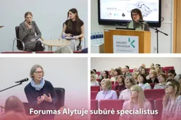 Kauno kolegijos Alytaus fakultete vyko forumas apie vaiko ir šeimos gerovę